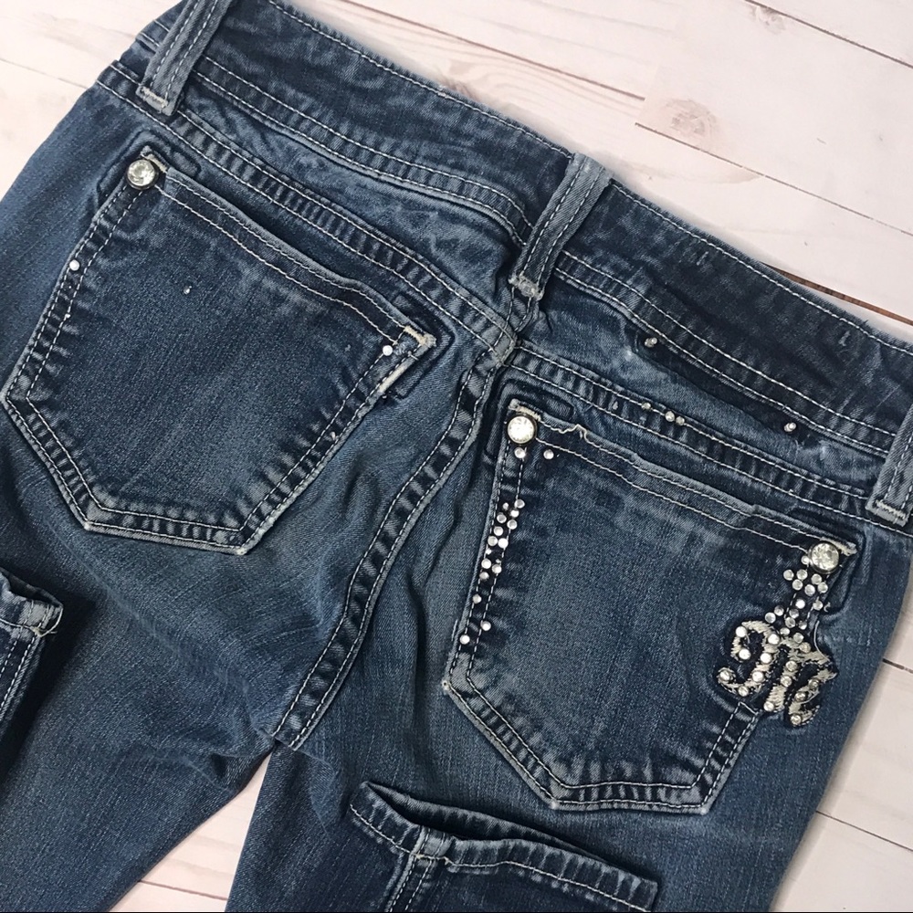 Miss Me Skinny Jeans With Rhinestones